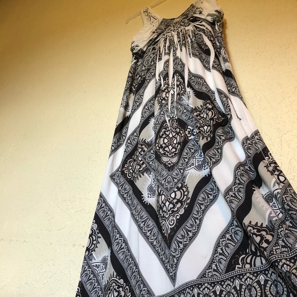 Grey and white Apt 9 Maxi Dress